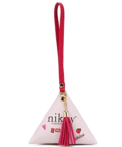 Nikky By Nicole Lee Triangle Pouch NK21003 BEST FRIENDS